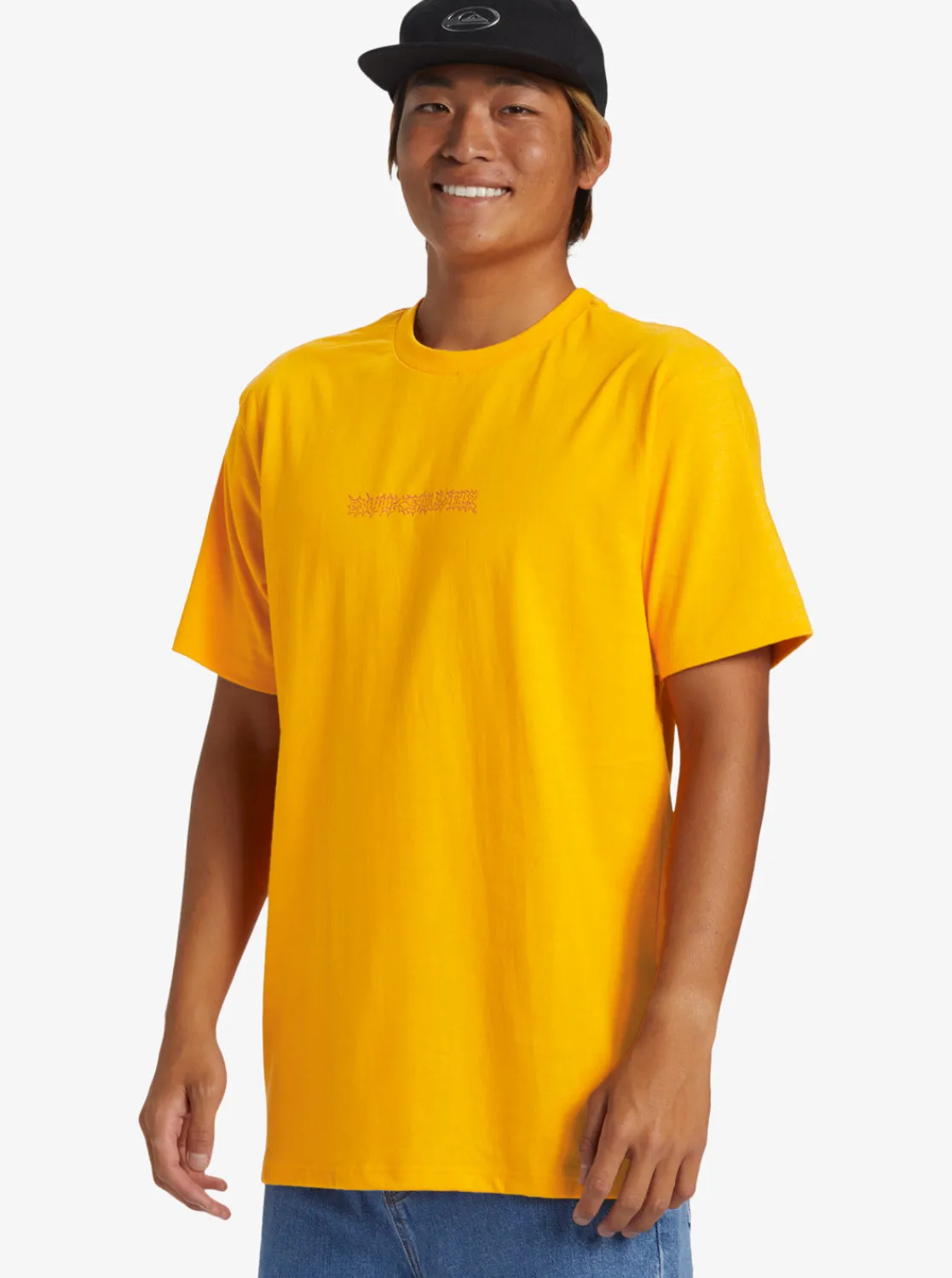 Quiksilver Tees>Razor Short Sleeve Saturn T-Shirt RADIANTYELLOW