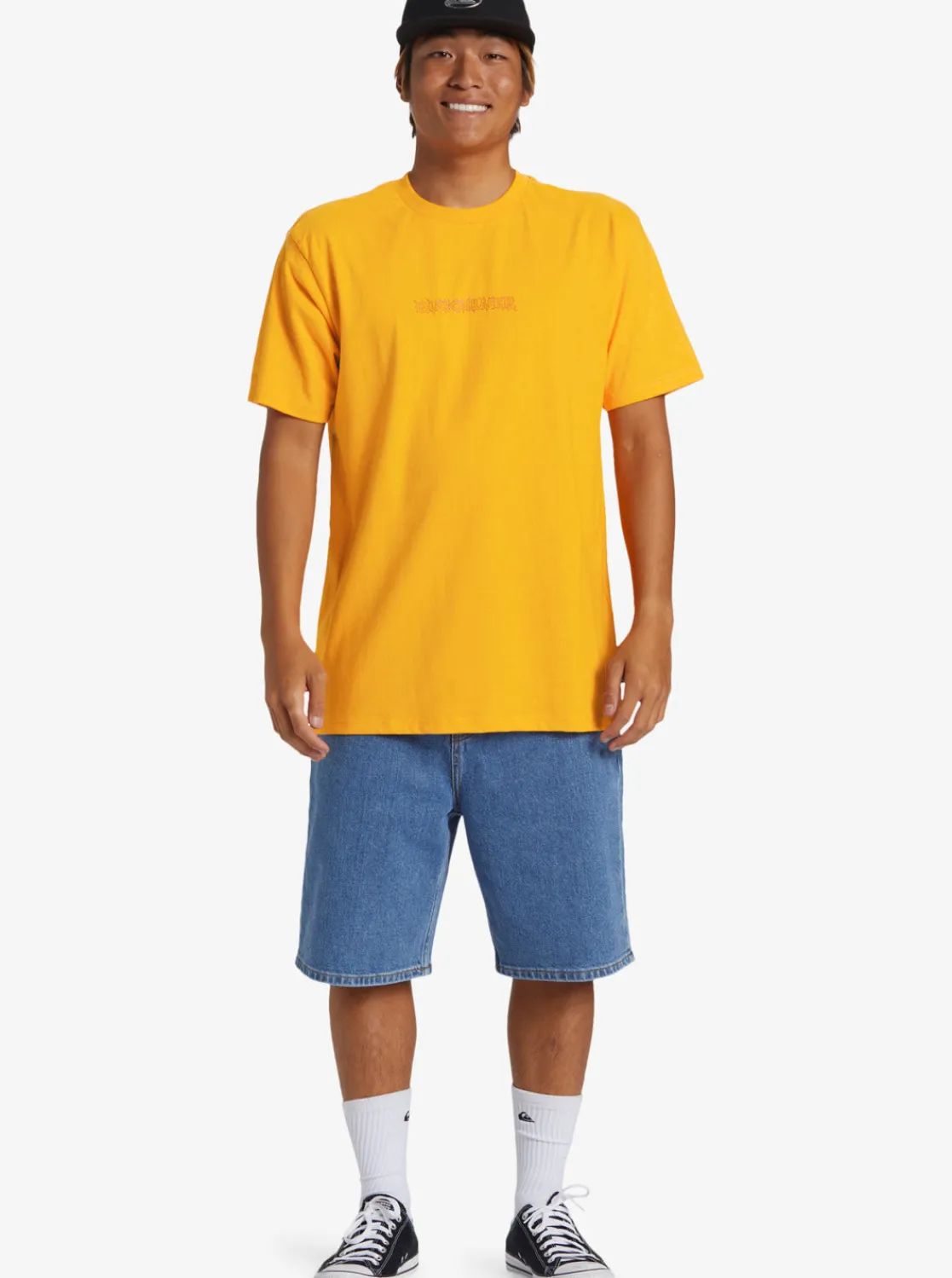 Quiksilver Tees>Razor Short Sleeve Saturn T-Shirt RADIANTYELLOW