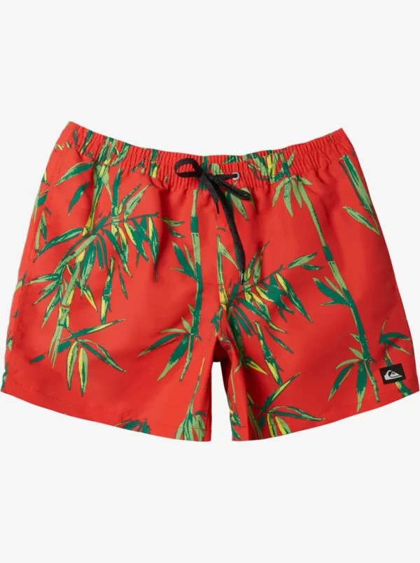 Quiksilver Boardshorts | Boardshorts>Remade Mix 17" Swim Trunks HIGHRISKRED