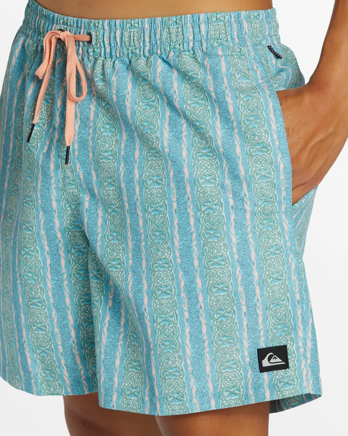 Quiksilver Boardshorts | Boardshorts>Remade Mix 17" Swim Trunks ALASKANBLUE