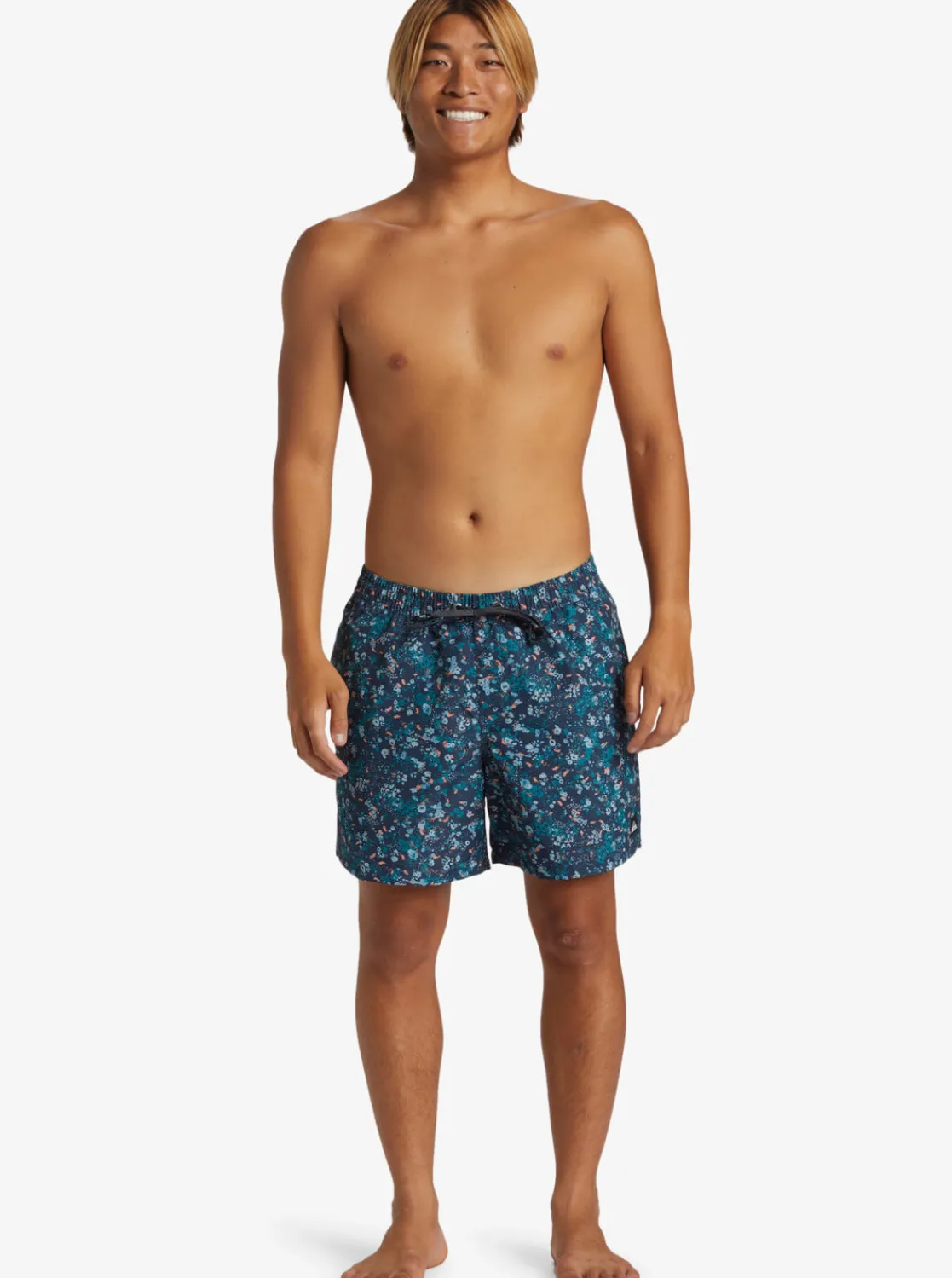 Quiksilver Boardshorts | Boardshorts>Remade Mix 17" Swim Trunks DARKNAVY
