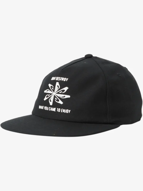 Quiksilver Hats>Rethought Baseball Hat BLACK