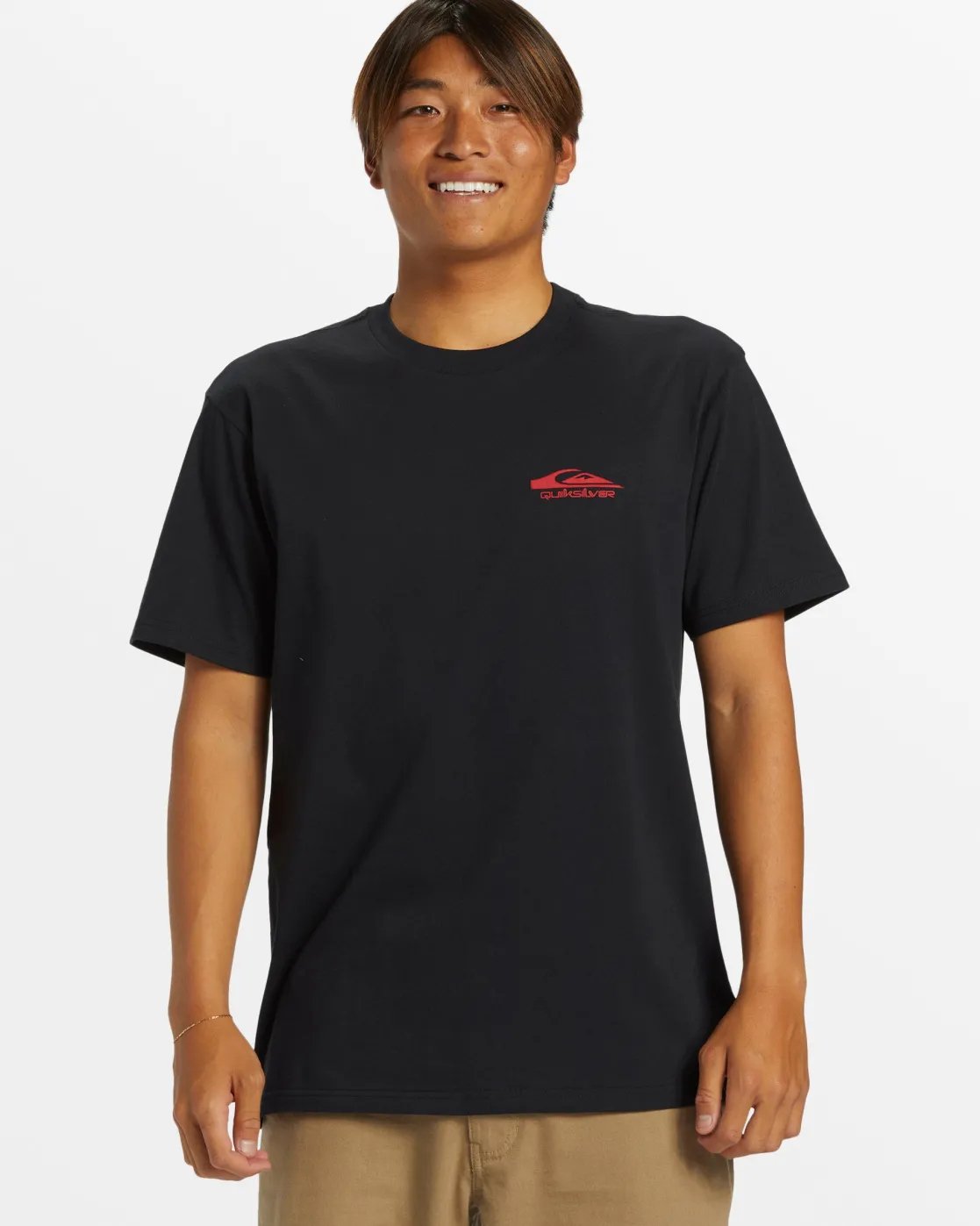 Quiksilver Tees>Retro Rocker T-Shirt - BLACK