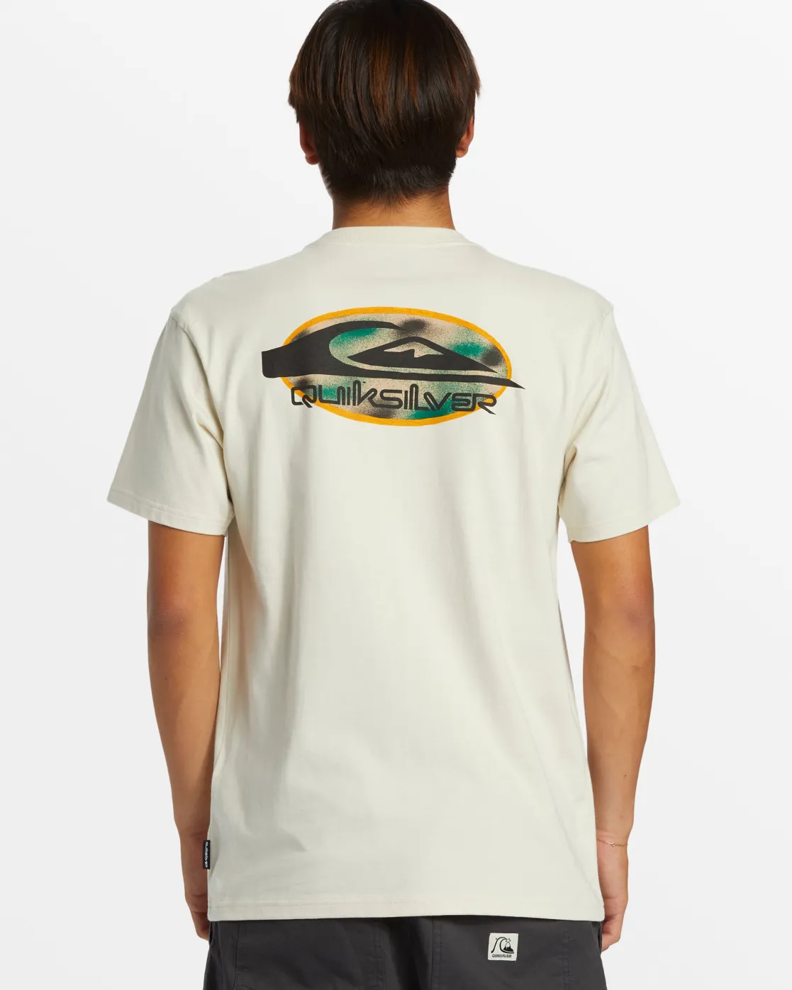 Quiksilver Tees>Retro Rocker T-Shirt - SILVERBIRCH