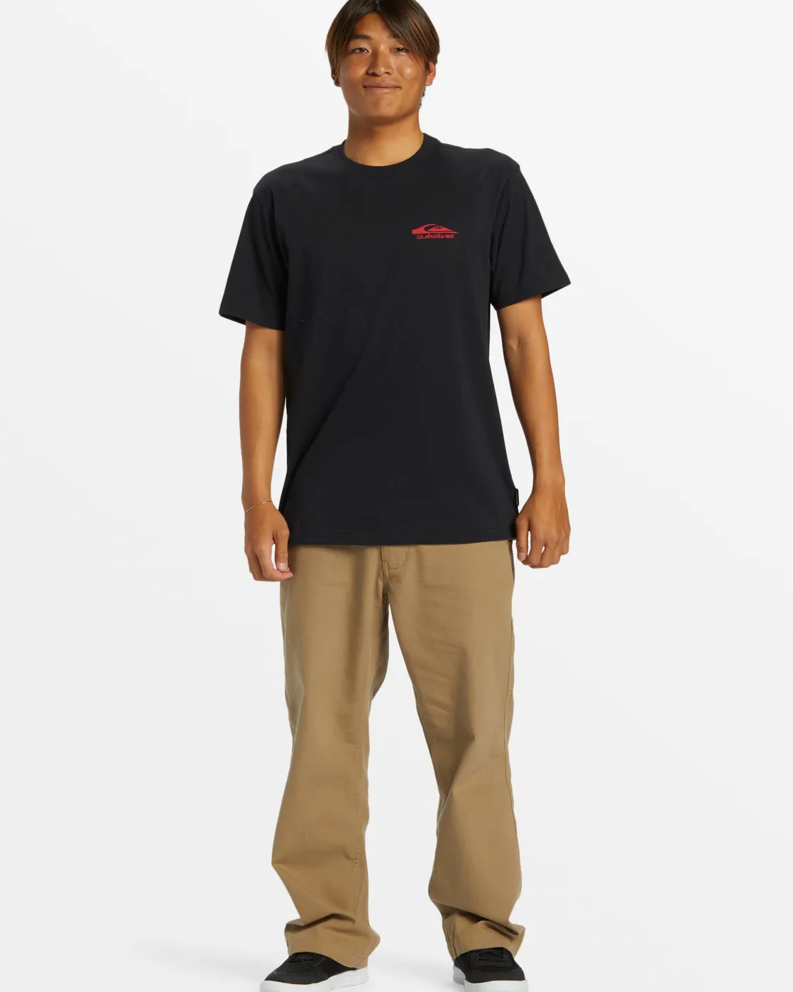 Quiksilver Tees>Retro Rocker T-Shirt - BLACK