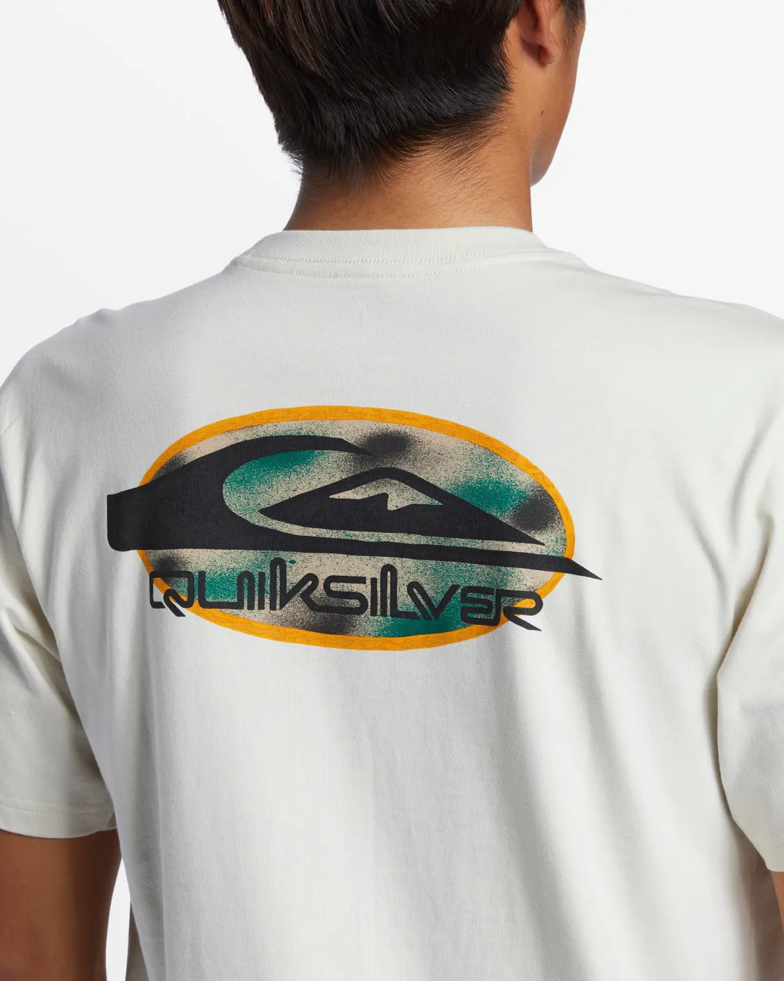 Quiksilver Tees>Retro Rocker T-Shirt - SILVERBIRCH