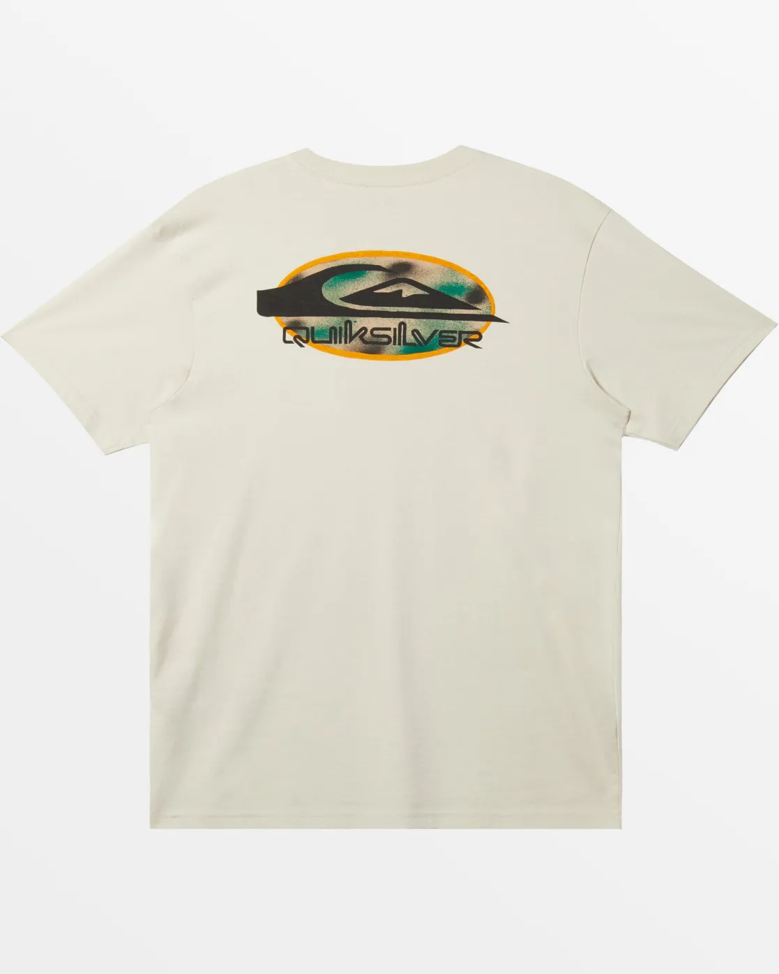 Quiksilver Tees>Retro Rocker T-Shirt - SILVERBIRCH