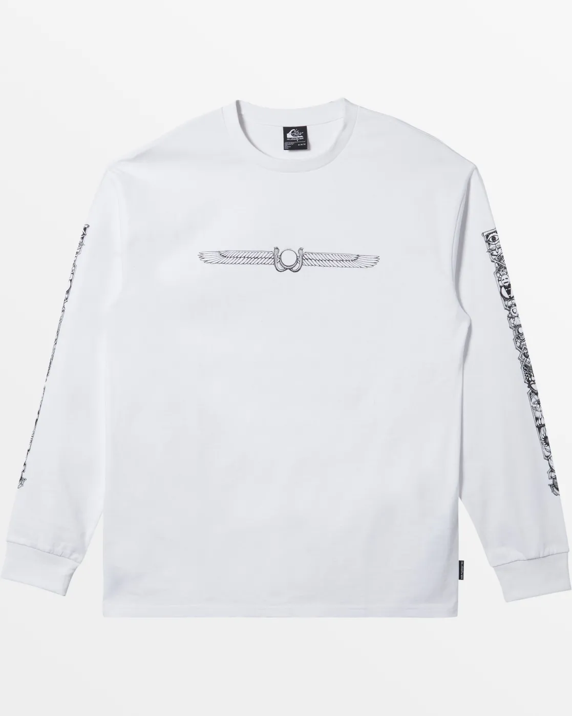 Quiksilver Tees>Rick Griffin Long Sleeve T-Shirt - WHITE