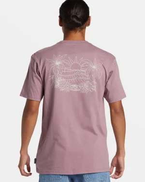 Quiksilver Tees>Right Point T-Shirt GRAPESHAKE