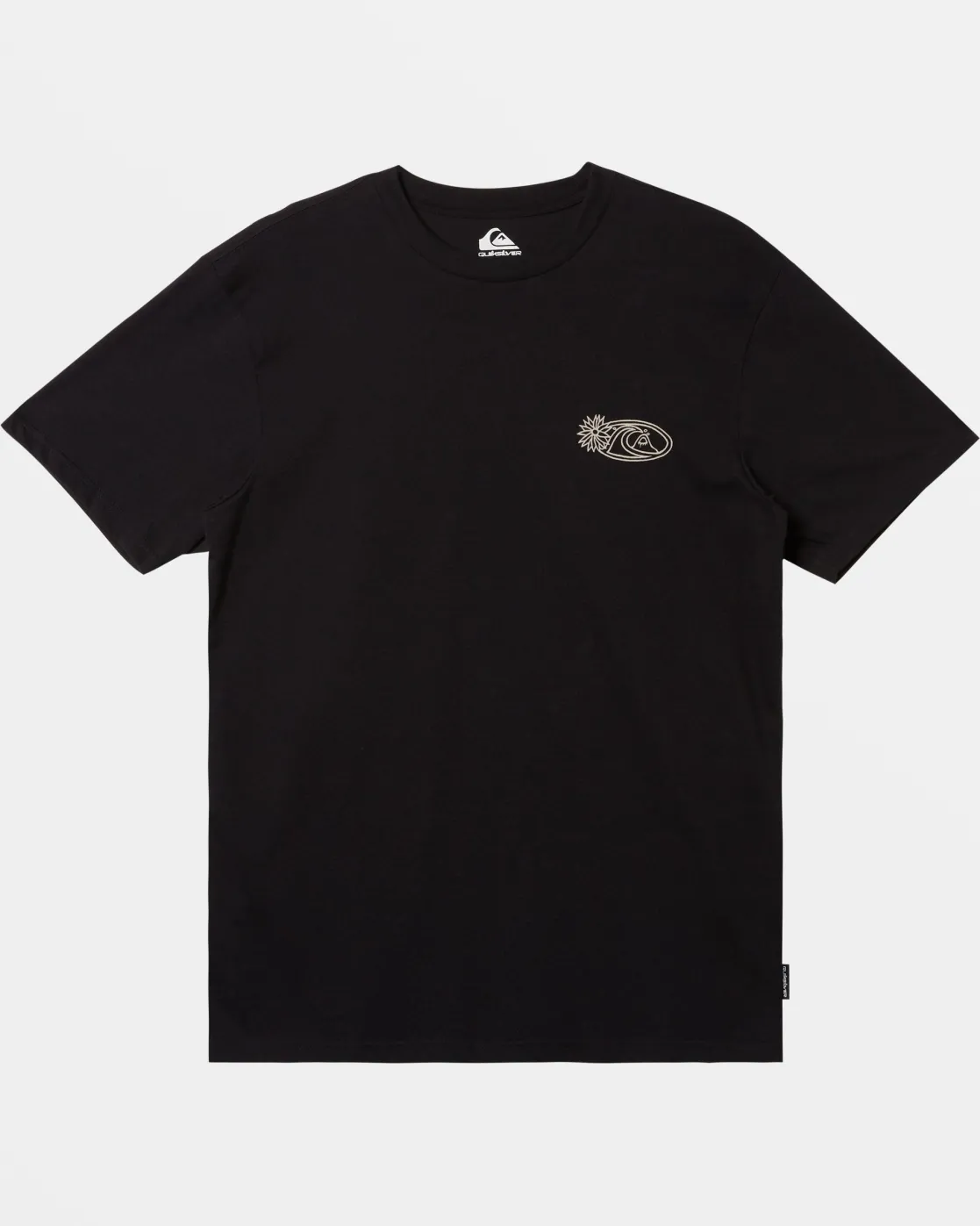 Quiksilver Tees>Right Point T-Shirt BLACK