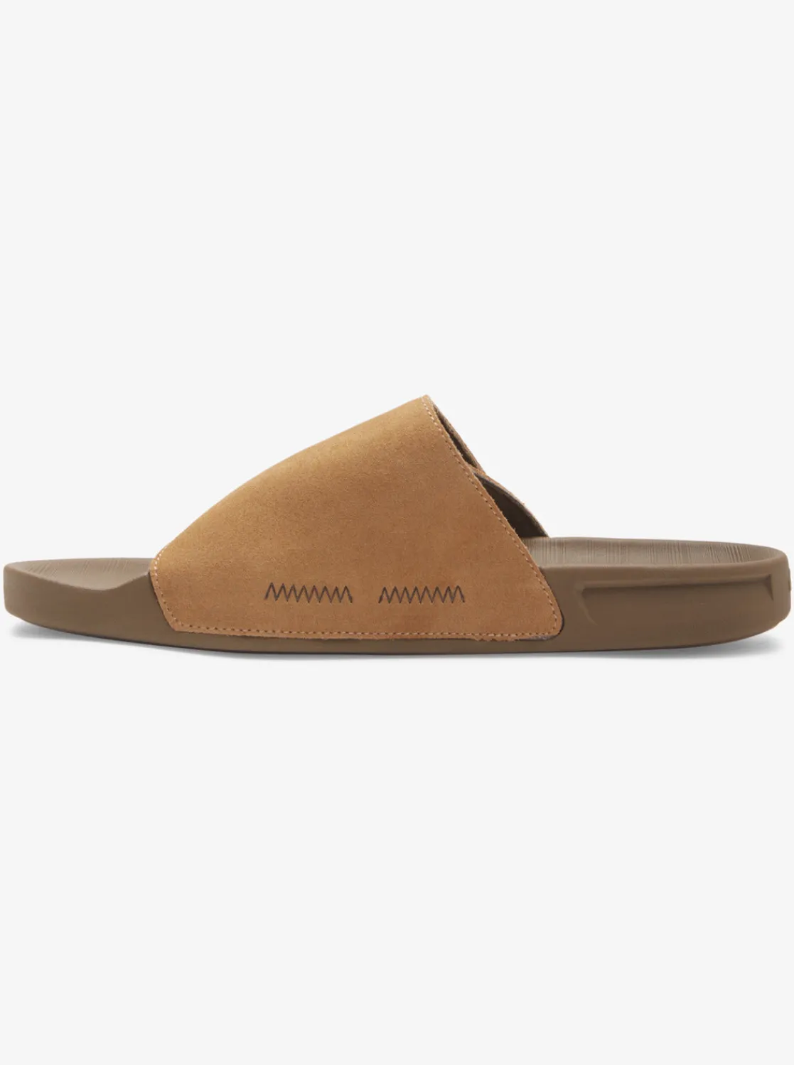 Quiksilver Sandals>Rivi Suede Slide Sandals TAN1