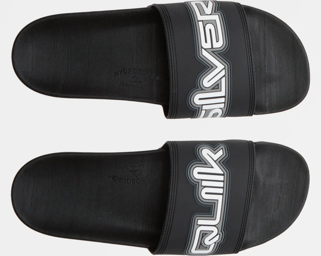 Quiksilver Sandals>Rivi Wordmark Slide II Sandals BLACK1
