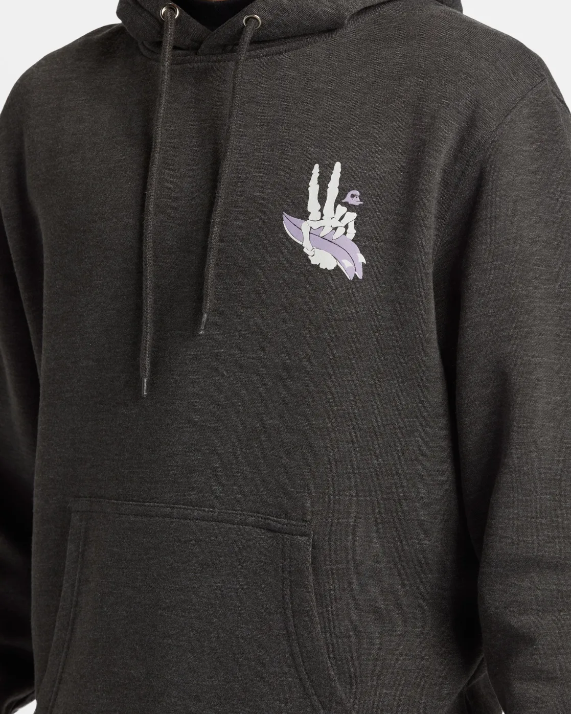 Quiksilver Sweatshirts & Hoodies>Rockin Hoodie CHARCOALHEATHER