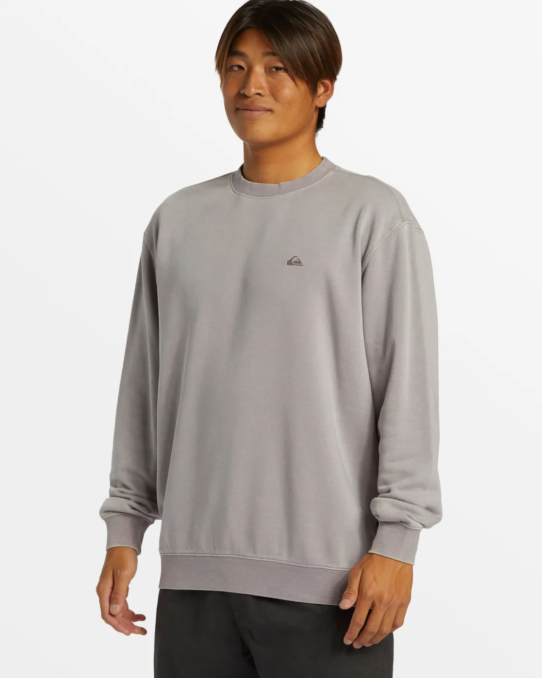 Quiksilver Sweatshirts & Hoodies>Salt Water Crew Neck Sweatshirt MINIMALGRAY