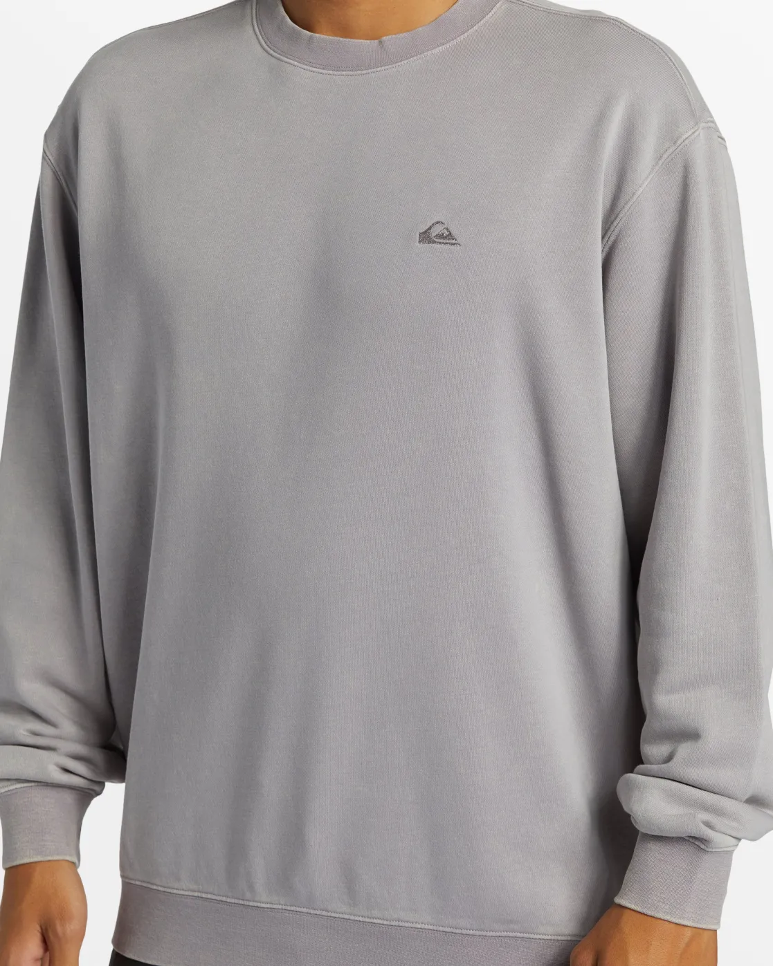 Quiksilver Sweatshirts & Hoodies>Salt Water Crew Neck Sweatshirt MINIMALGRAY