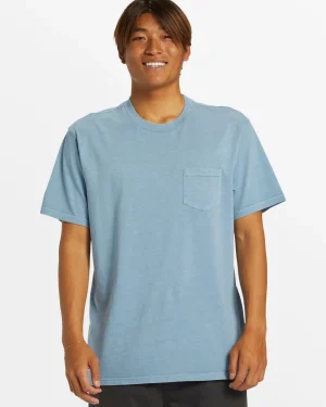 Quiksilver Tees>Salt Water Pocket Tee T-Shirt BLUESHADOW