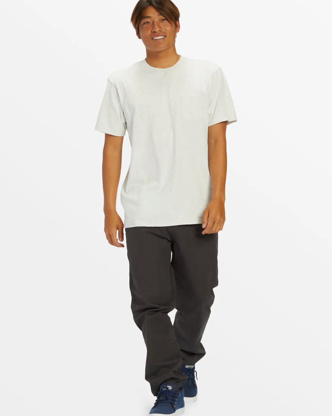 Quiksilver Tees>Salt Water Pocket Tee T-Shirt SNOWHEATHER
