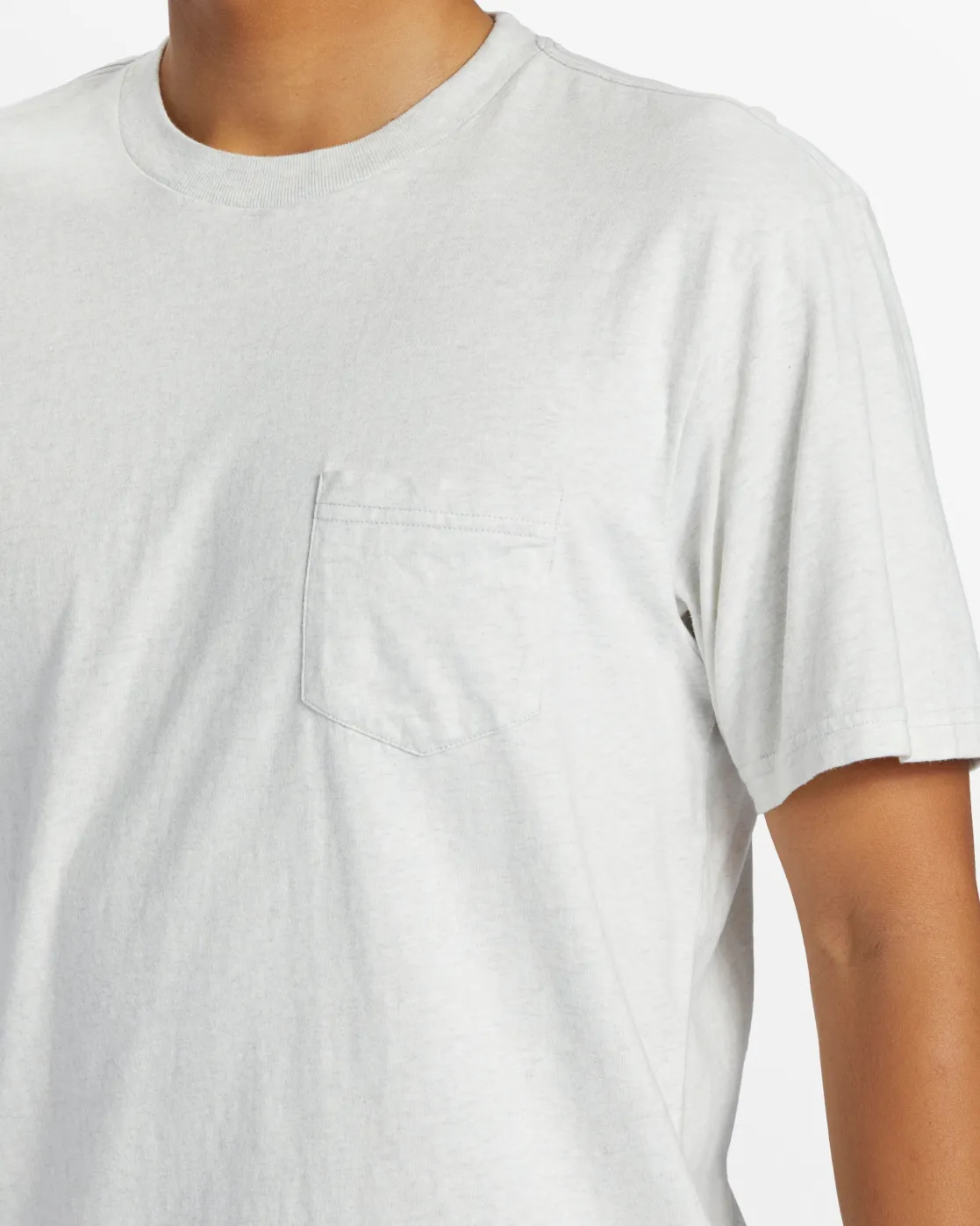 Quiksilver Tees>Salt Water Pocket Tee T-Shirt SNOWHEATHER