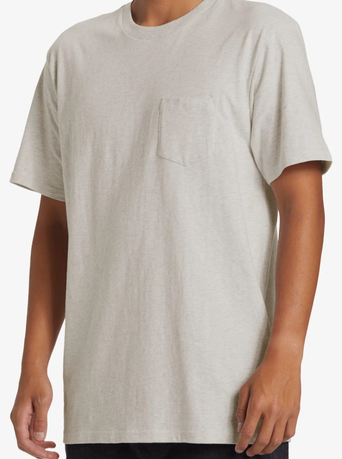 Quiksilver Tees>Salt Water Pocket Tee T-Shirt SNOWHEATHER