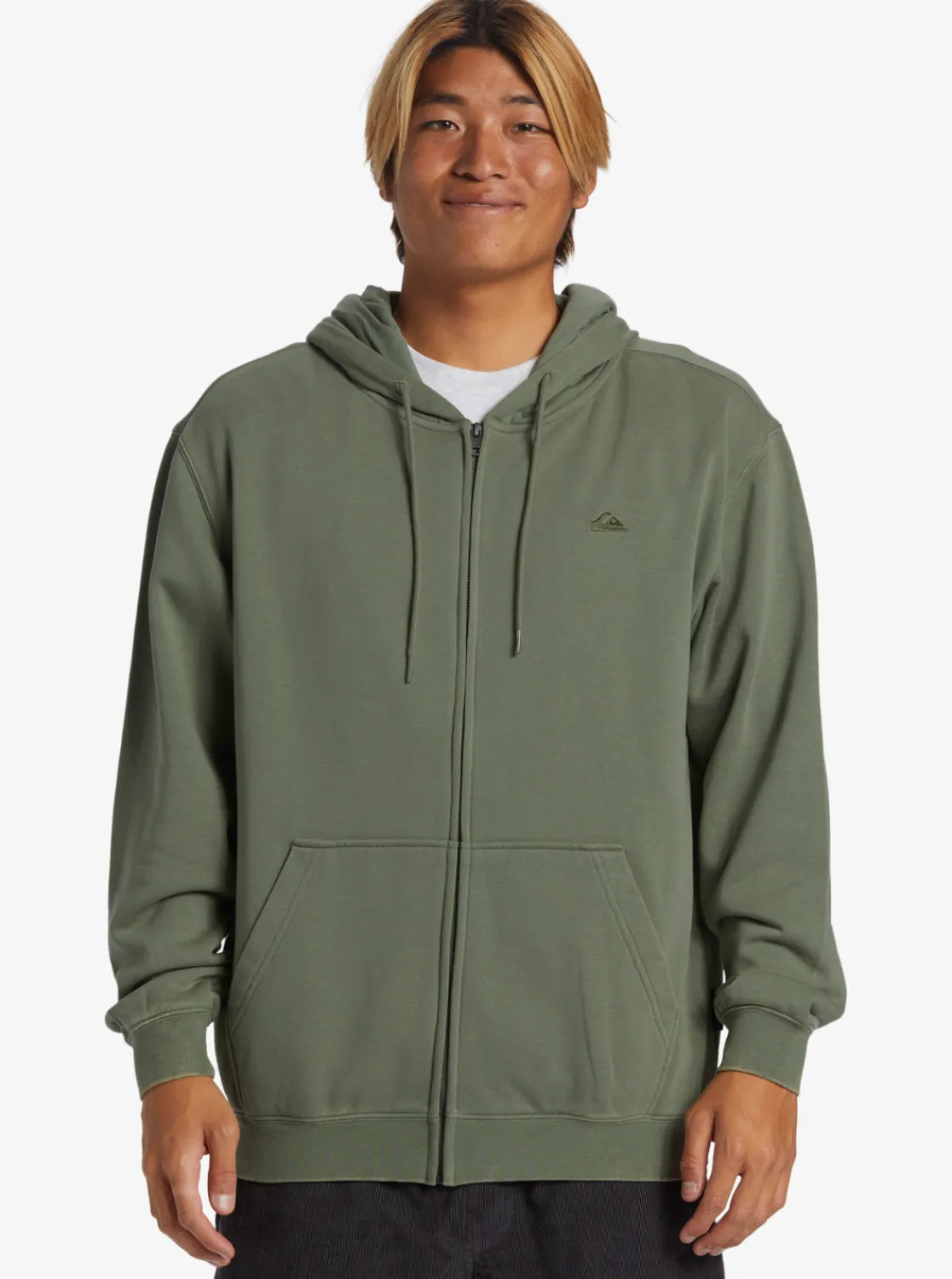 Quiksilver Sweatshirts & Hoodies>Salt Water Zip Hoodie SEASPRAY