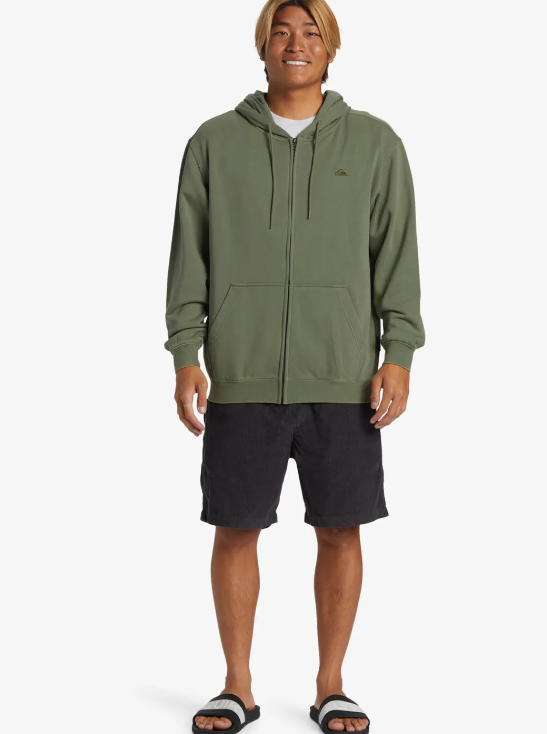 Quiksilver Sweatshirts & Hoodies>Salt Water Zip Hoodie SEASPRAY