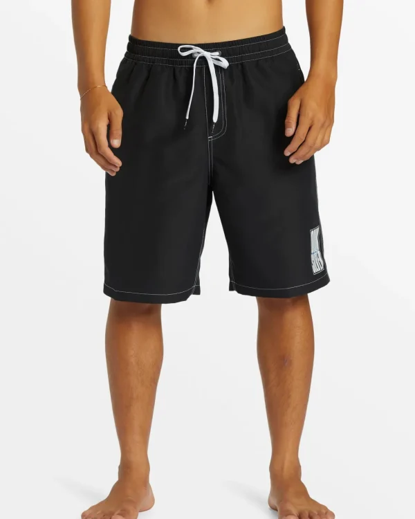 Quiksilver Boardshorts | Boardshorts>Saturn Elastic 20'' Waist Trunks BLACK