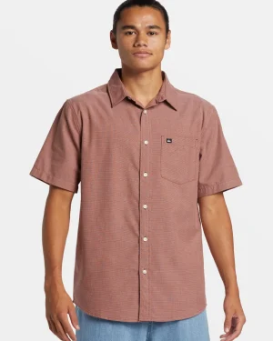 Quiksilver Shirts & Polos>Shoreline Classic Short Sleeve Shirt HENNASHORELINECLASSICSS