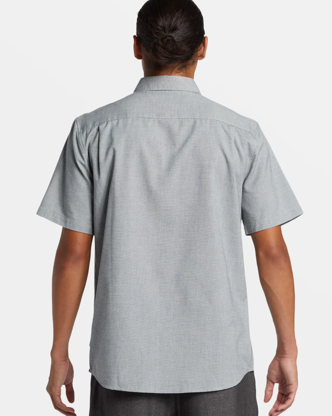 Quiksilver Shirts & Polos>Shoreline Classic Short Sleeve Shirt WHITEMARBLEHEATHER