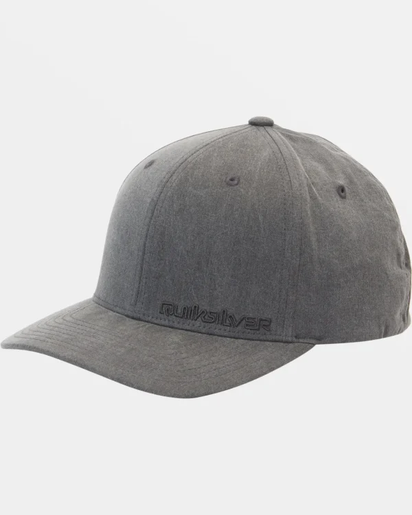 Quiksilver Hats>Sidestay Flexfit Hat - BLACK