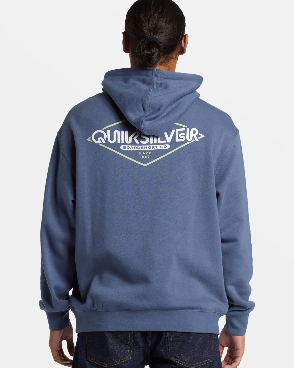 Quiksilver Sweatshirts & Hoodies | Under $100>Sign Hoodie VINTAGEINDIGO