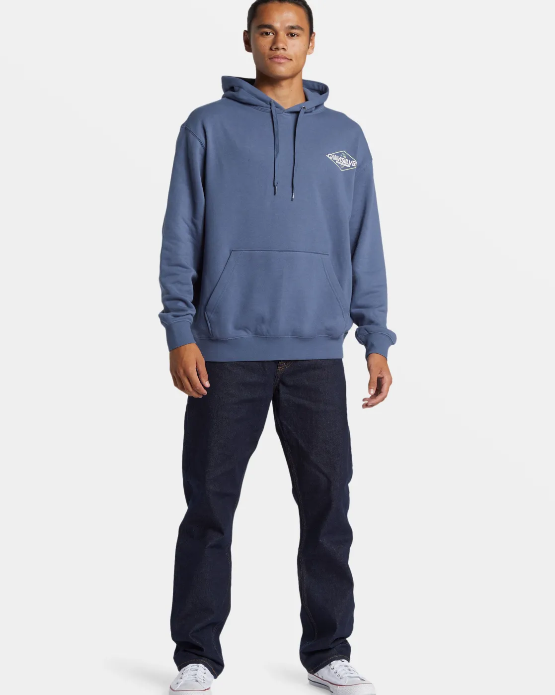 Quiksilver Sweatshirts & Hoodies | Under $100>Sign Hoodie VINTAGEINDIGO