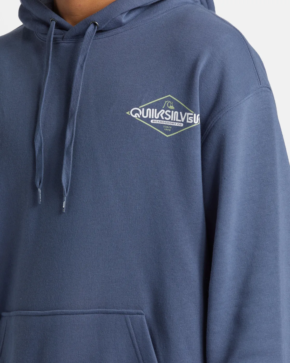 Quiksilver Sweatshirts & Hoodies | Under $100>Sign Hoodie VINTAGEINDIGO