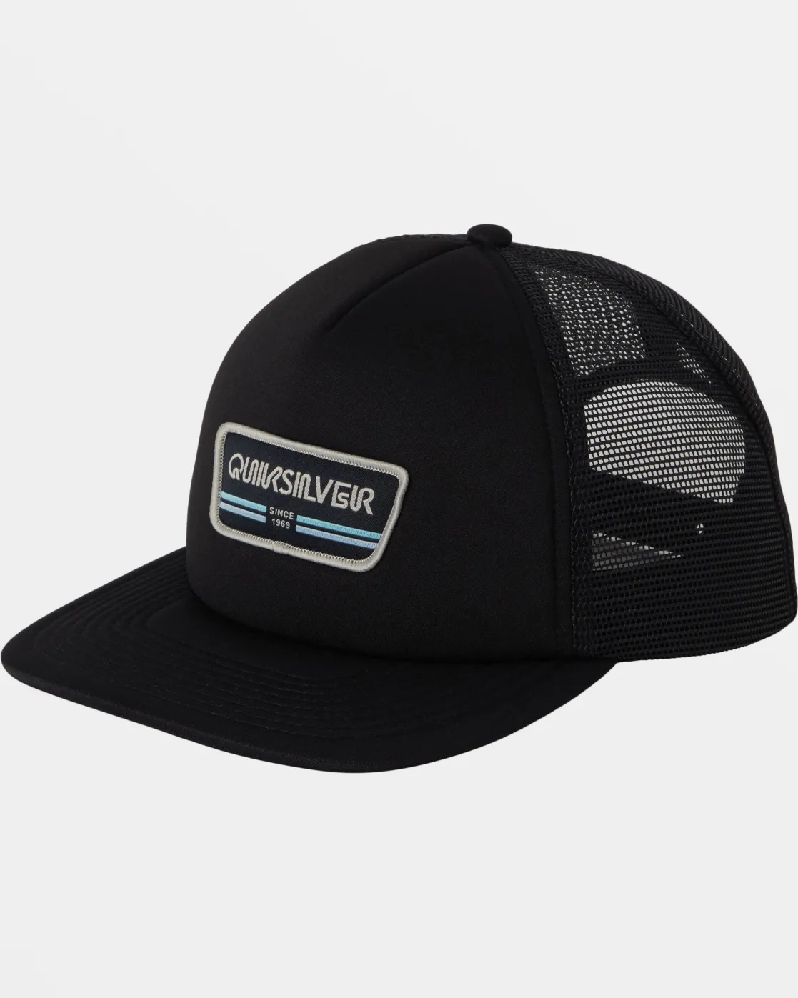 Quiksilver Hats>Slab Drifter Trucker Hat BLACK