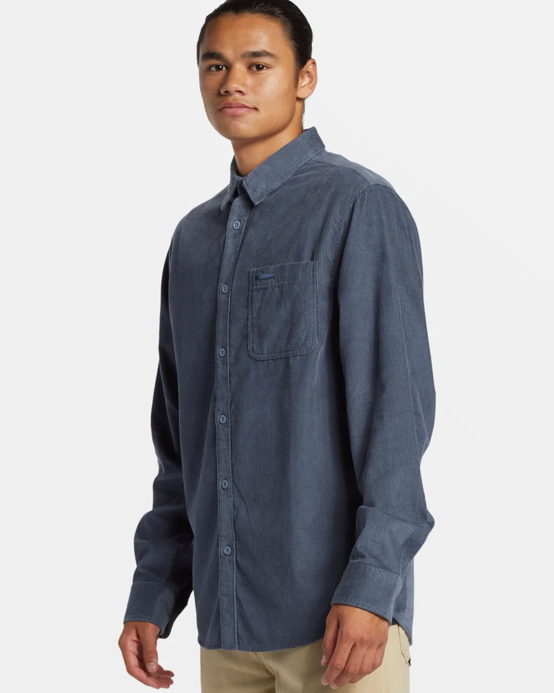 Quiksilver Shirts & Polos | Under $100>Smoke Trail Corduroy Shirt FLINTSTONESMOKETRAILCORD