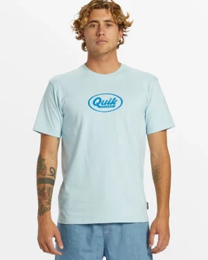 Quiksilver Tees>Speedy Script T-Shirt WINTERSKY