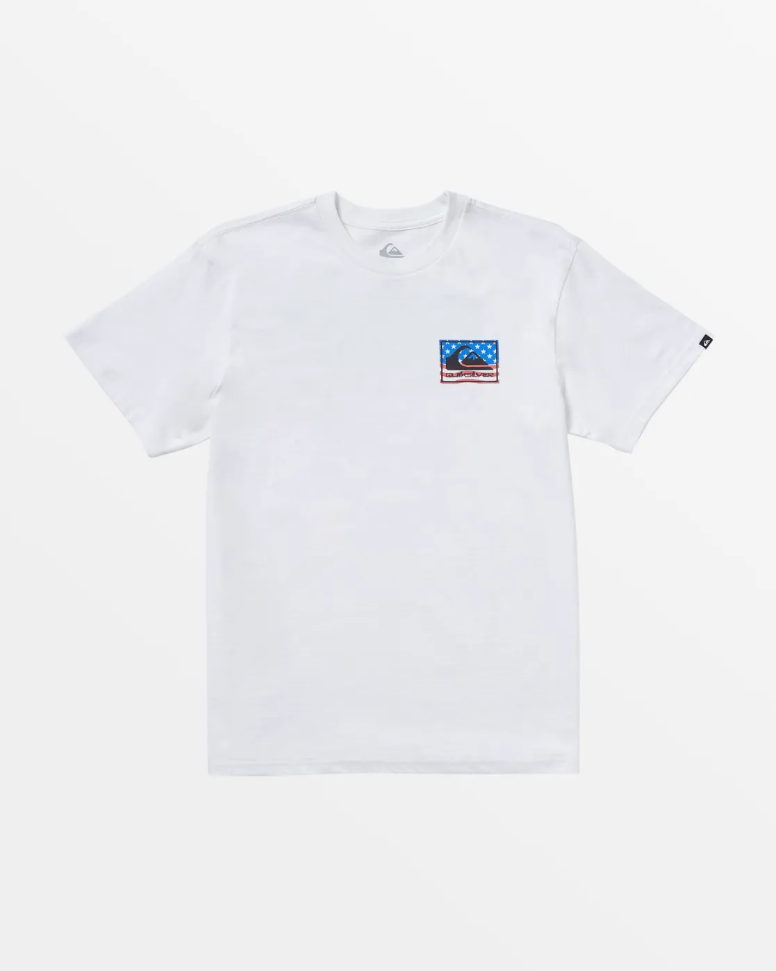 Quiksilver Tees>Stars And Stripes T-Shirt WHITE