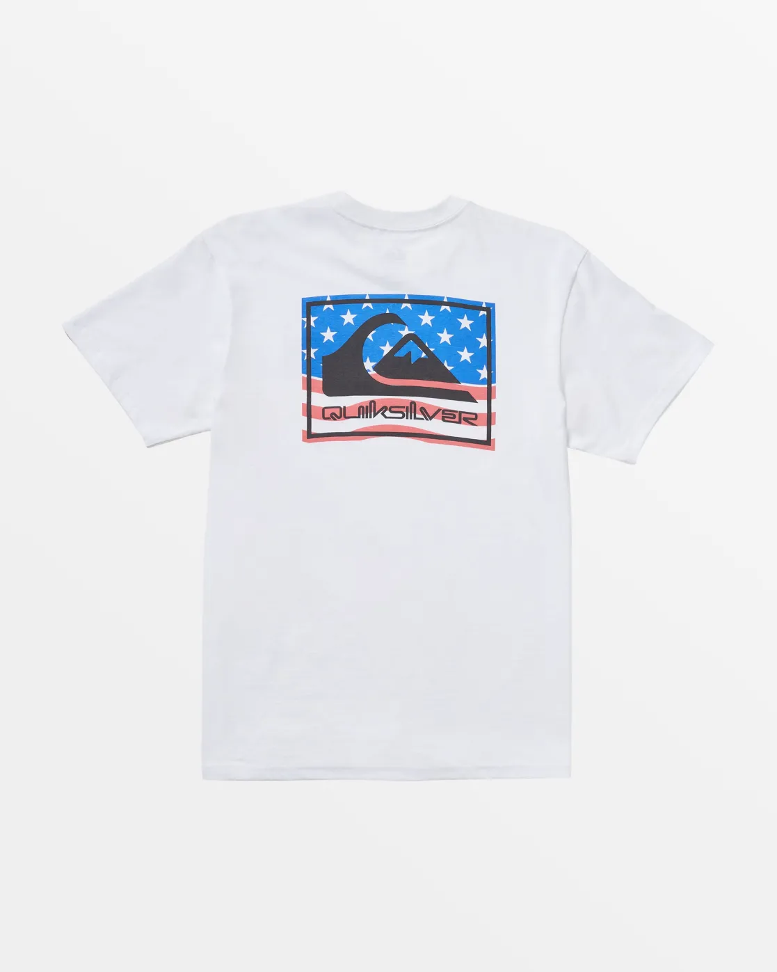 Quiksilver Tees>Stars And Stripes T-Shirt WHITE