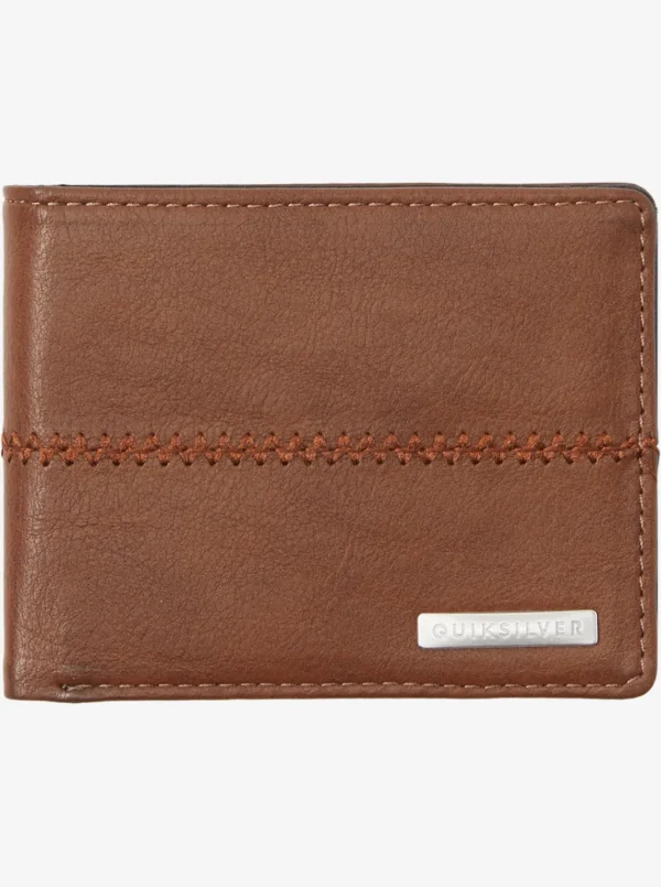 Quiksilver Wallets | Under $50>Stitchy Tri-Fold Wallet - CHOCOLATEBROWN