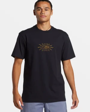 Quiksilver Tees>Sun Flare T-Shirt BLACK