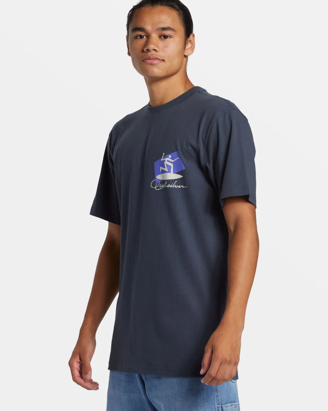 Quiksilver Tees>Surfer T-Shirt BLUENIGHTS