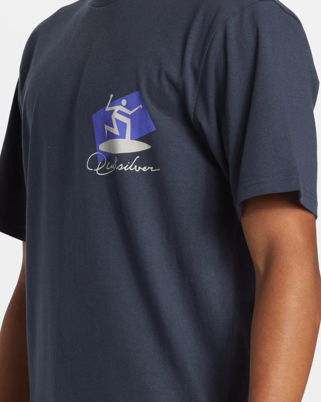 Quiksilver Tees>Surfer T-Shirt BLUENIGHTS