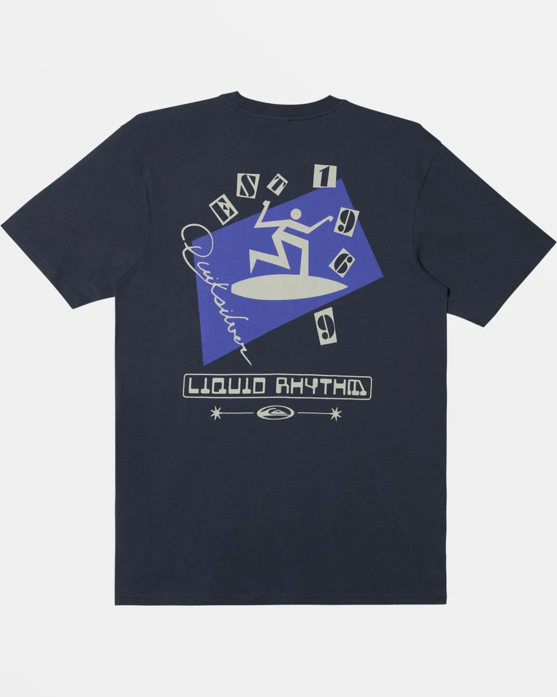Quiksilver Tees>Surfer T-Shirt BLUENIGHTS