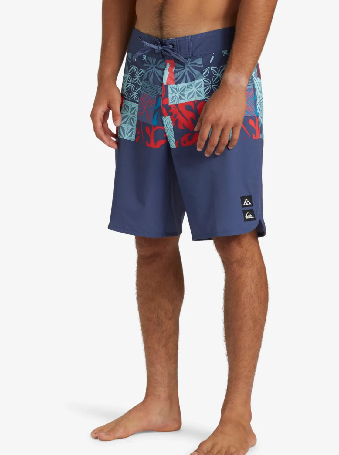 Quiksilver Boardshorts | Boardshorts>Surfsilk Hawaii Blocked 19" Boardshorts CROWNBLUE