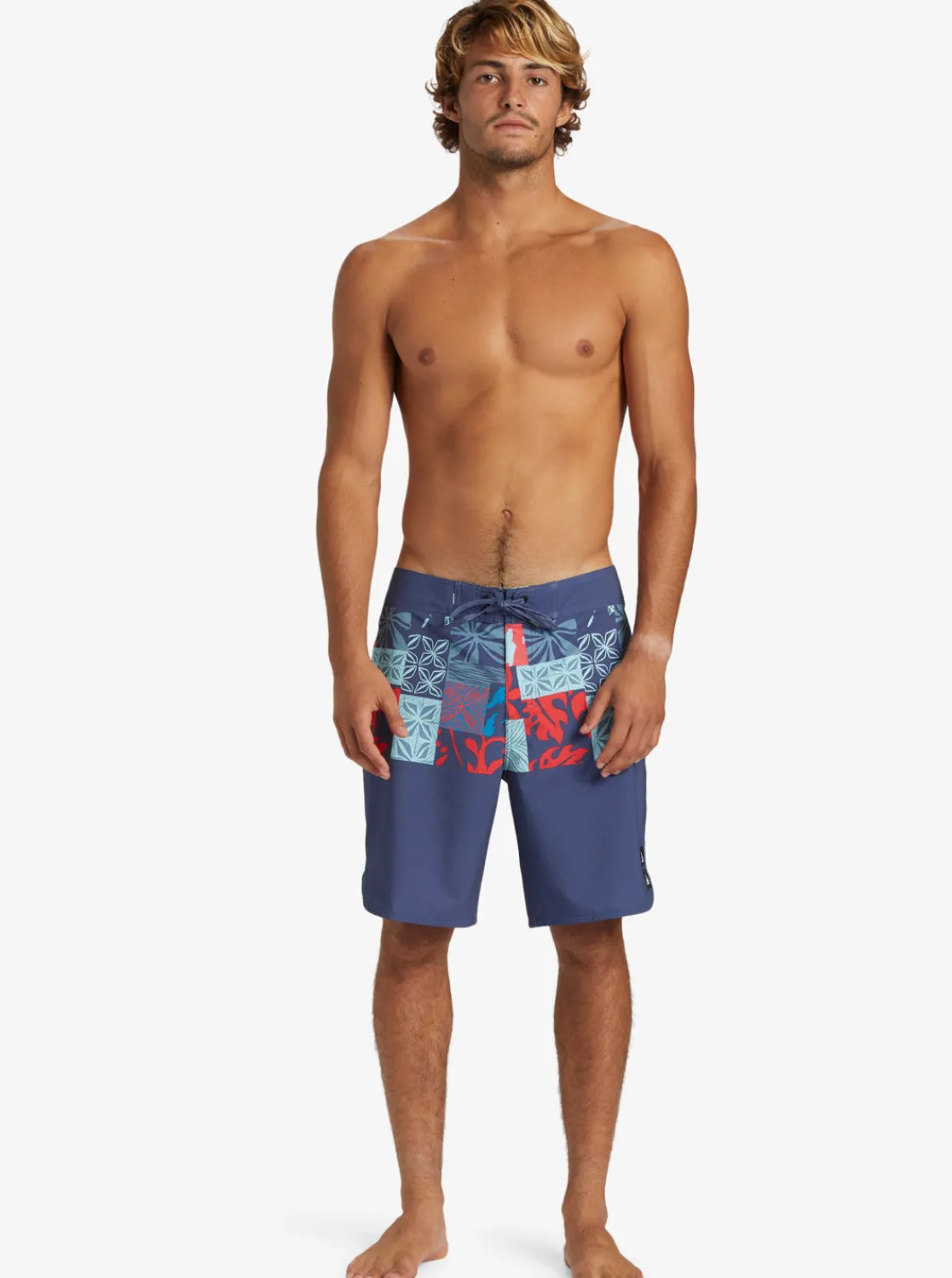 Quiksilver Boardshorts | Boardshorts>Surfsilk Hawaii Blocked 19" Boardshorts CROWNBLUE