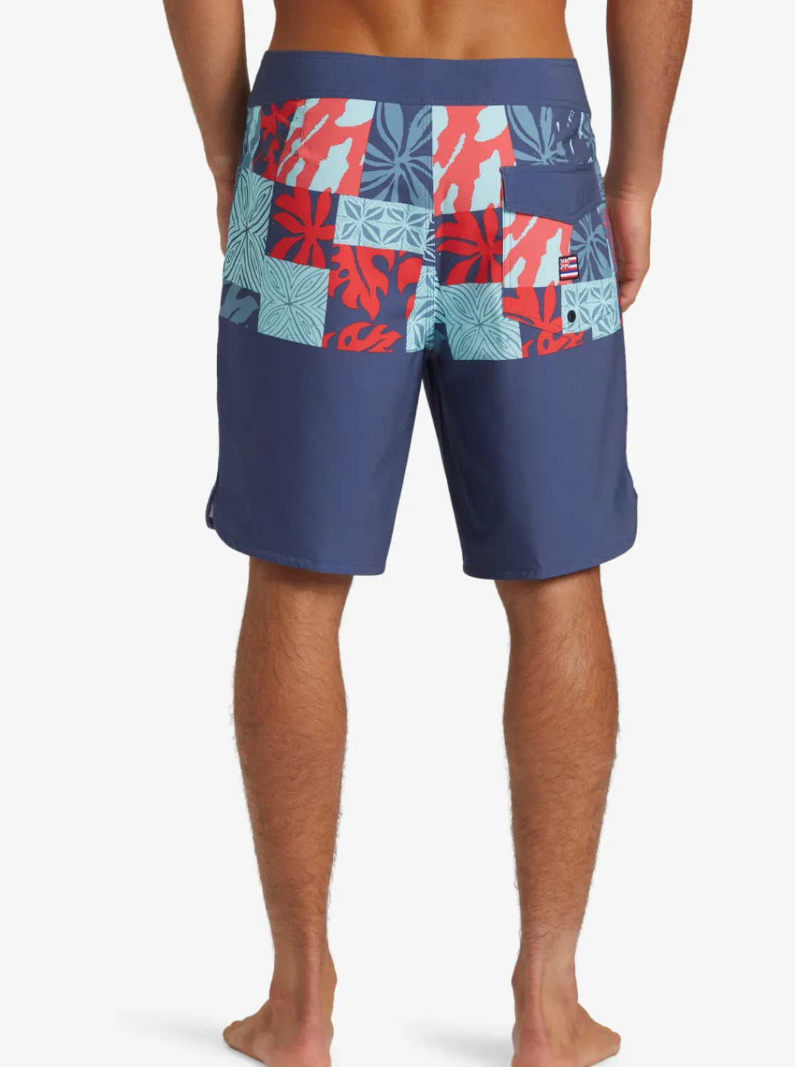 Quiksilver Boardshorts | Boardshorts>Surfsilk Hawaii Blocked 19" Boardshorts CROWNBLUE