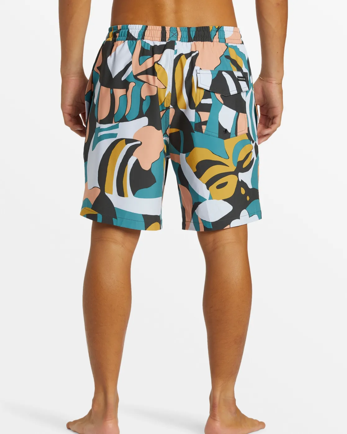 Quiksilver Boardshorts | Boardshorts>Surfsilk Mix 17" Swim Trunks BLACK