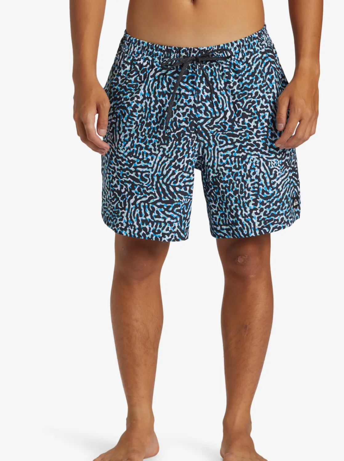 Quiksilver Boardshorts | Boardshorts>Surfsilk Mix 17" Swim Trunks SWEDISHBLUE