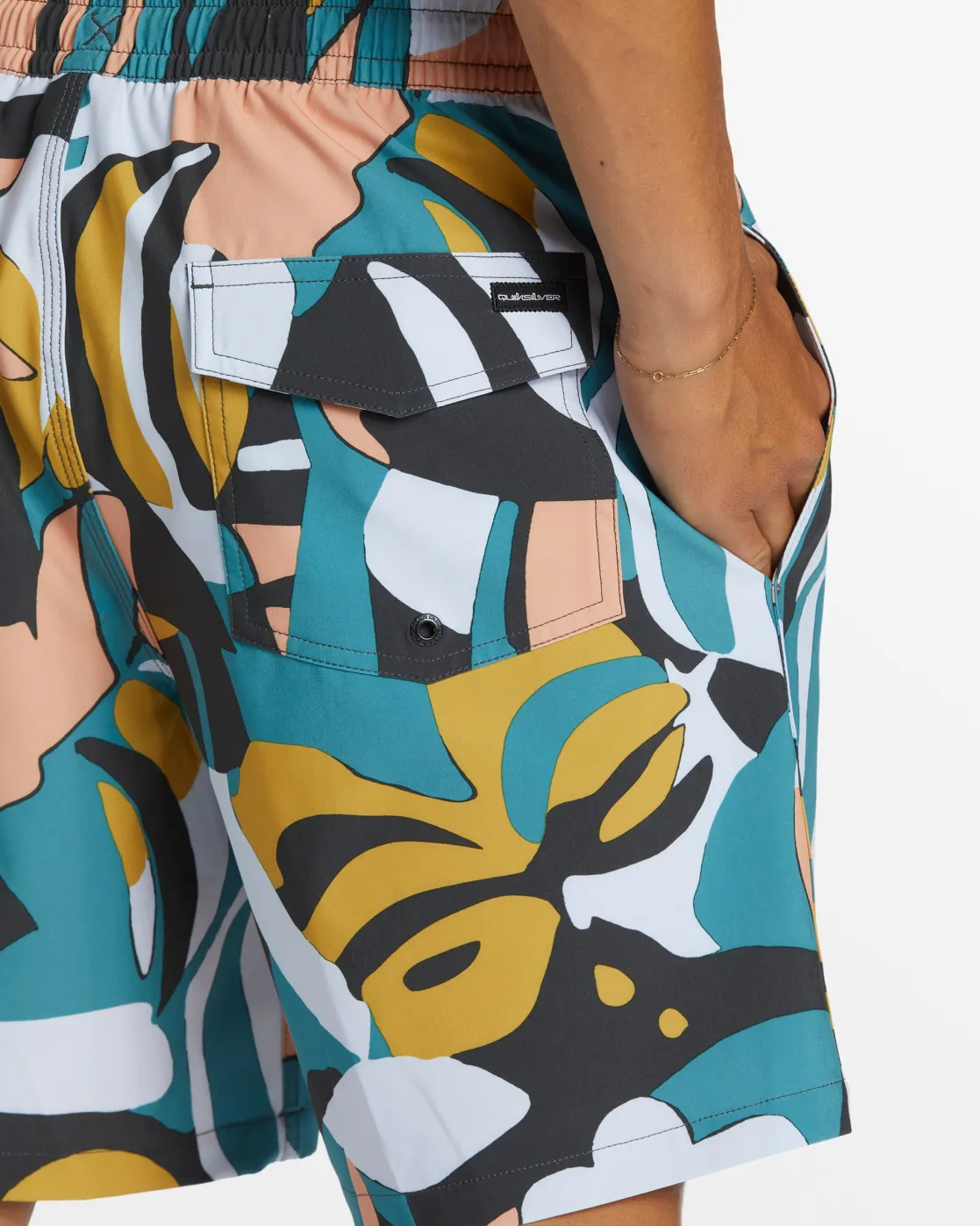 Quiksilver Boardshorts | Boardshorts>Surfsilk Mix 17" Swim Trunks BLACK