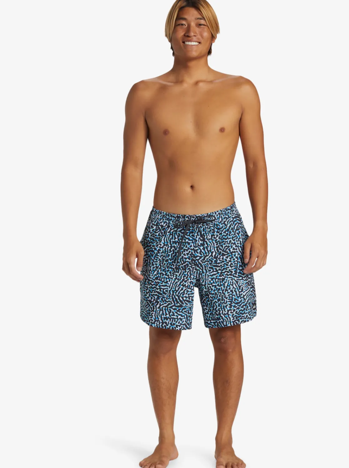 Quiksilver Boardshorts | Boardshorts>Surfsilk Mix 17" Swim Trunks SWEDISHBLUE