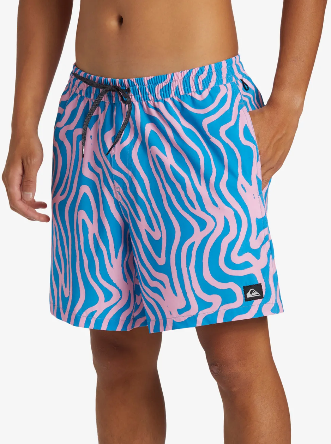 Quiksilver Boardshorts | Boardshorts>Surfsilk Mix 17" Swim Trunks PRISMPINK